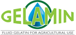 Fluid gelatin for agricultural use